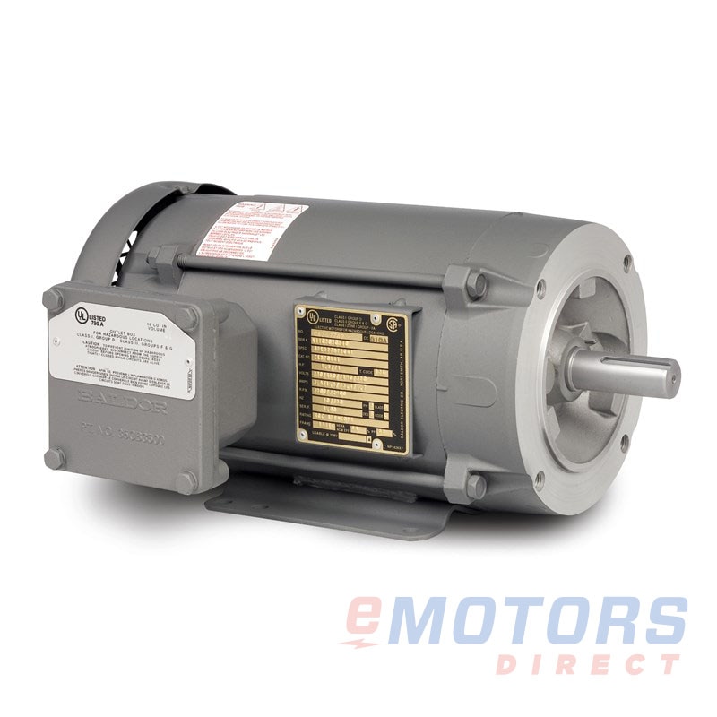 BALDOR CL5009A 1HP 3450 56C Fr TEFCXP eMotors Direct